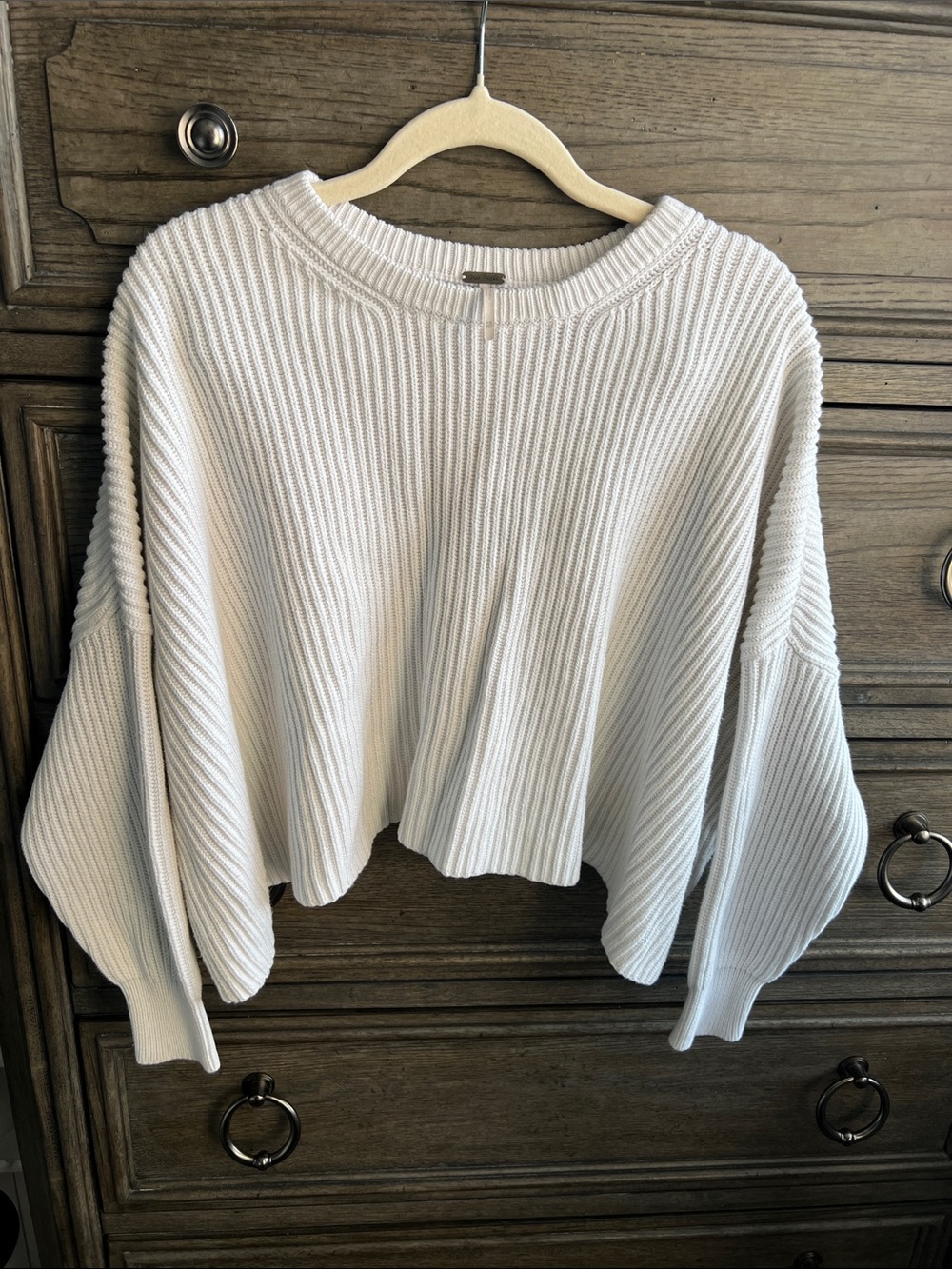 Free People Knit Cropped Sweater